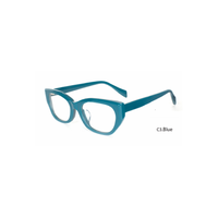 Montures de lunettes optiques rectangulaires audacieuses en acétate avec option de branches colorées pour lunettes de vue unisexe OEM ODM