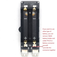Deauther-Placa de desarrollo WiFi Monster V5 ESP8266 18650, protección inversa con antena + funda + Banco de energía 5V 2A