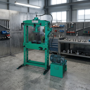 Presse hydraulique verticale automatique à cadre en H de 15 tonnes, modèle Jo Long JL-15E, nouvelle machine industrielle en gros de Taïwan - Product Image 2