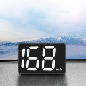 HUD Universal para Auto, Pantalla de Velocidad GPS, Velocímetro para Vehículo, Kilómetros y Millas, Tamaño Compacto - Product Image 1