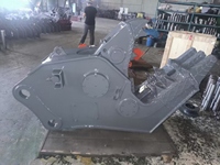 Pince de démolition hydraulique robuste SLN à moteur, de type oscillant, pour excavatrice 5-6t, pour la démolition de bâtiments