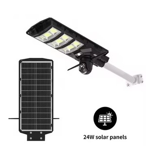 Shingel 4MP 24W panel năng lượng mặt trời-Powered 300W <span class=keywords><strong>Wifi</strong></span> & 4G Thẻ Sim ngoài trời an ninh không dây CCTV máy ảnh năng lượng mặt trời ánh sáng đường phố máy ảnh - Product Image 1