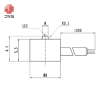 Capteur de force de compression à cellule de charge micro, transducteur de pesage, mesure de contrainte 3KG 10KG 50KG 100KG 200KG, vis pour espaces restreints