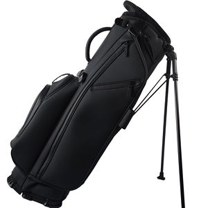 OEM ODM Cuir PU <span class=keywords><strong>noir</strong></span> Logo personnalisé Golf Carry sunday Stand <span class=keywords><strong>Sac</strong></span> Brodé Golf <span class=keywords><strong>Sac</strong></span> pour femmes et hommes - Product Image 1