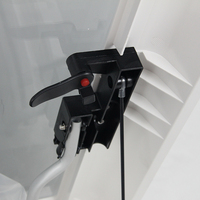 Puits de lumière pour camping-car 700x500mm avec lumière LED Fenêtre de toit de caravane Puits de lumière RV blanc étanche