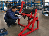 Equipo de Ejercicio para Bíceps con Asiento Ajustable de Acero (Uso Comercial y Doméstico)