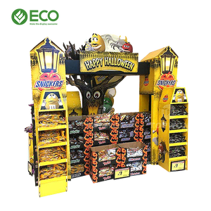 Sinh thái tùy chỉnh Halloween quảng cáo hiển thị đứng siêu thị Halloween thực phẩm tông sàn hiển thị giá - Product Image 1