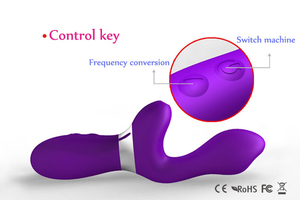 Vibrateur anal et vaginal double usage, haute qualité, étanche, tête épaisse, pour couple, fabriqué par LOTUSIF Factory, modèle Elina-1. - Product Image 3