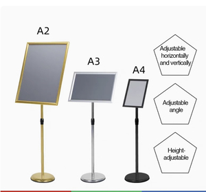 Quảng Cáo 60x90 hiển thị giá gấp thẻ đứng tay công khai Giá hiển thị hình chữ A quảng cáo áp phích sàn đứng - Product Image 1