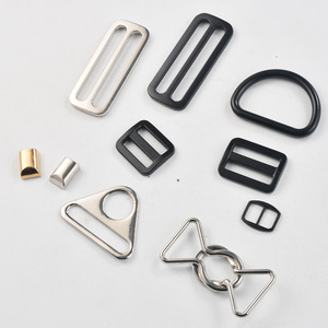 Boucles en alliage de zinc plaqué pour vêtements, boucles de ceinture décoratives durables, types double figure huit - Product Image 3