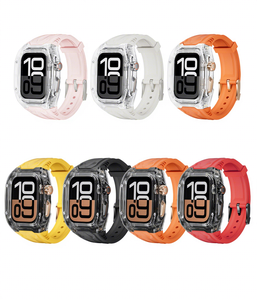 Bracelet de remplacement <span class=keywords><strong>41</strong></span> <span class=keywords><strong>mm</strong></span> 44 <span class=keywords><strong>mm</strong></span> et boîtier 46 <span class=keywords><strong>mm</strong></span> pour <span class=keywords><strong>Apple</strong></span> <span class=keywords><strong>Watch</strong></span> Series 6 9 11 Style RM - Product Image 1