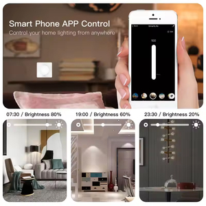 MOES Wi-Fi/ZigBee Smart Rotary/Touch Light Dimmer Switch AC 100-240V 50-60Hz App Control Life/Tuya Remote <strong>Alexa</strong> Google No <strong>Camera</strong> - Product Image 6