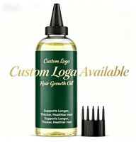 Sérum capillaire OEM à base de romarin, jojoba et ricin, traitement de repousse des cheveux, vegan, prévention de la perte de cheveux, huile essentielle pour la croissance des cheveux