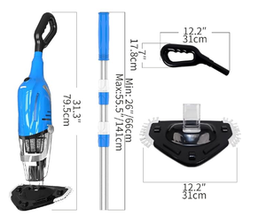 Aspiradora de <span class=keywords><strong>piscina</strong></span> inalámbrica, recargable, aspiradora de mano para piscinas sobre el suelo y enterradas - Product Image 4