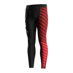 Pantalones ajustados para hombre para entrenamiento de artes marciales, de alta elasticidad, compresión, soporte, transpirables, de secado rápido, para sparring, gimnasio y acondicionamiento. - Product Image 6