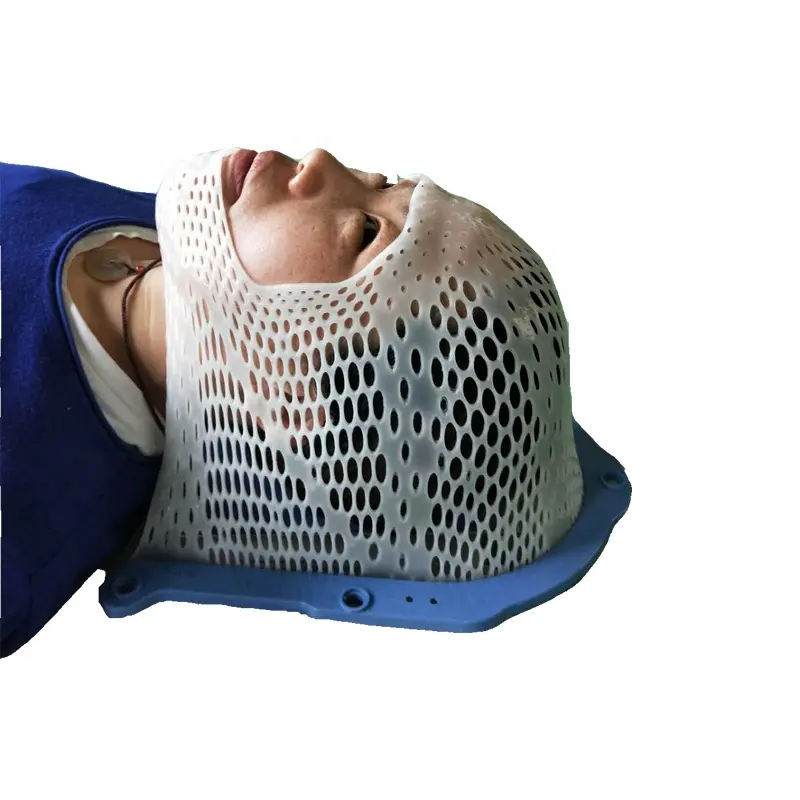 Kanser onkoloji radyoterapi hasta başı konumlandırma immobilizasyonu için S tipi termoplastik maske