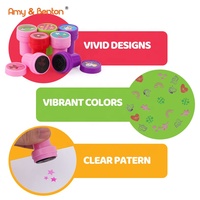 Assortiment de tampons pour enfants, tampons auto-encreurs pour articles de fête, cadeaux scolaires, sceau de papeterie