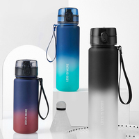 Offre Spéciale – Bouteille d'eau réutilisable et durable de grande capacité (500/600/1000 ml) sans BPA, avec messages de motivation, idéale pour la salle de sport et les activités de plein air