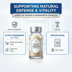 Wholesale 10g Sachet Herbal Supplement <strong>American</strong> <strong>Ginseng</strong> and Dendrobium Polysaccharides - Product Image 4