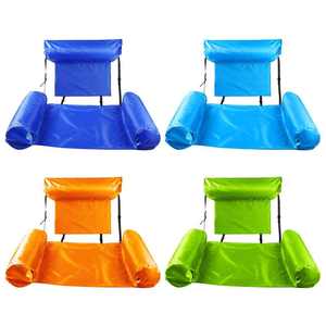 Silla Flotante Inflable para Piscina, Silla Plegable Inflable para Piscina, Hamaca Acuática para Playa, Cama de Aire para Adultos - Product Image 1