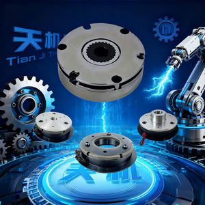 24V Elektromagnetische Federdruckbremse Effiziente und Sichere Scheibenbremse mit Hohem Drehmoment, Reibungskupplung und Elektrischer Bremse - Product Image 1