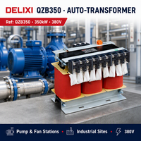 DELIXI QZB 350KW Transformateur de démarrage triphasé pour moteur, transformateur de réduction de tension 380V, démarreur CE pour aluminium