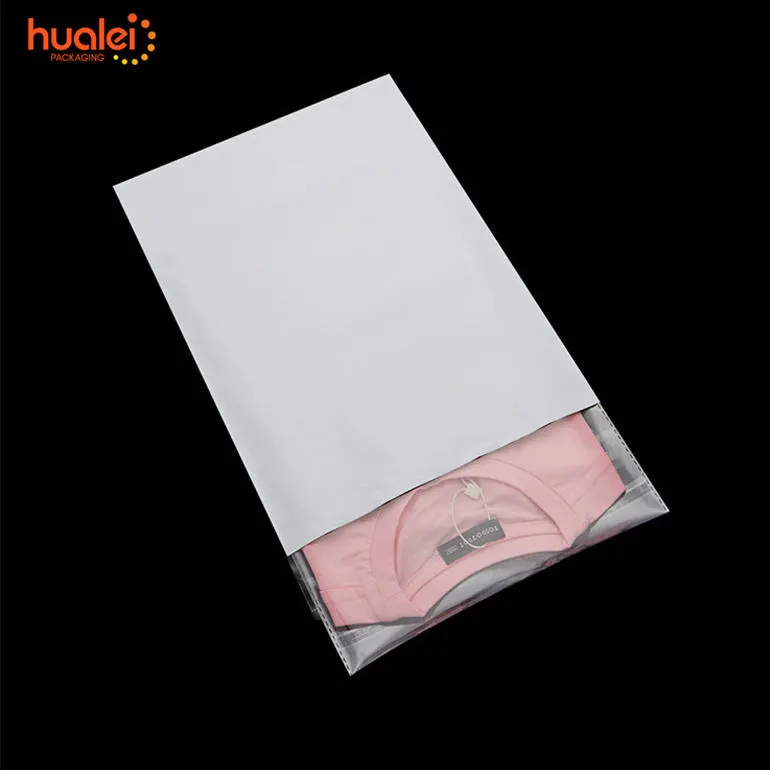 Wholesale Poly Mailer Courier Bag With Self-adhesive Perforated White Thickened Easy Tear Shipping Express Packaging Bag