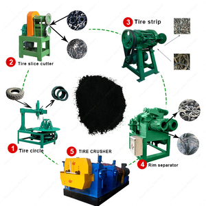 Meilleure vente machine de recyclage de pneus machine de découpe de pneus usagés à vendre/coupe-flanc de pneu au rebut pour le recyclage des miettes de caoutchouc - Product Image 6