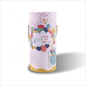 Cylindre Transparent Tube Clair Calcium Candlle Or Bonbons Toile Produit Carbone Carte Cadeau Avec Fenêtre En Carton Blanc - Product Image 3