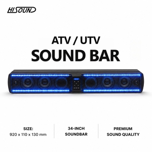 Barra de Sonido UTV BT Premium de 34 Pulgadas, IP65, Resistente al Agua, <span class=keywords><strong>Altavoces</strong></span> de Graves Profundos para ATV, UTV, SxS, Carrito de Golf, Sistema Estéreo Todoterreno de 12 V - Product Image 6