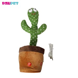 Giocattolo interattivo del cane del gatto del <span class=keywords><strong>Cactus</strong></span> della peluche di canta di vendita calda di nuovo arrivo - Product Image 2
