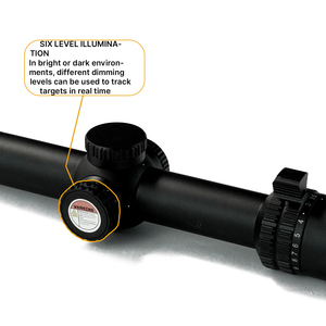Longue-vue BANGBANG ED 1-9X24 IR SFP en aluminium avec optique en verre ED, tube de 30 mm et objectif de 24 mm pour l'observation en extérieur - Product Image 6