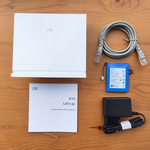 Zte K10 4G LTE CPE <span class=keywords><strong>Router</strong></span> <span class=keywords><strong>300M</strong></span> Cat4 Không Dây Wifi Cổng Trong Nhà <span class=keywords><strong>Router</strong></span> Với 2000MAh Pin Và 32 Wifi Người Dùng - Product Image 4