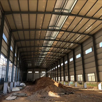 Structure en acier robuste à plusieurs étages pour bâtiment industriel, construction de squelette métallique