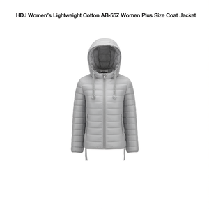 HDJ Manteau léger en coton pour femme AB-357, veste pour femme grande taille - Product Image 2