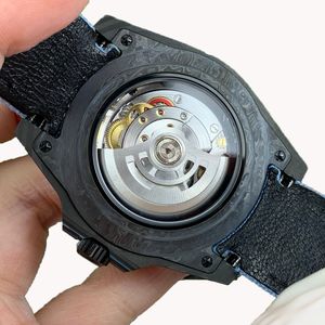 Nouvelle montre automatique mécanique modèle 2026 avec mouvement 3285, bleue, multifonctionnelle à quatre aiguilles, en fibre de carbone, montre de sport - Product Image 5