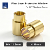 Nuevo Grupo de Lentes Protectoras con Conector de Salida QBH para Láser de Fibra OEM BWT GW JPT, Tapa Protectora de Lente Láser para Cabezal de Corte Láser