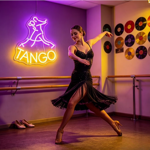 Insegna Luminosa a LED a Forma di <span class=keywords><strong>TANGO</strong></span> per Ballerini di <span class=keywords><strong>Tango</strong></span>, Ideale per Studio di Danza, Bar, Caffetteria - Product Image 3