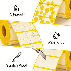 Étiquettes adhésives thermiques personnalisées écologiques 4x6 pouces (100x150mm) 125gsm pour emballage alimentaire et distribution d'épicerie - Product Image 4