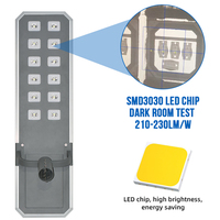 Éclairage routier extérieur à haute luminosité, étanche IP66, 40W 60W 80W 100W 120W, lampadaire solaire LED intégré tout-en-un
