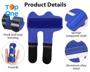 TopOne correcteur d'orthèse médicale attelle de doigt bande d'aluminium support fixe garde de doigt de sport - Product Image 2