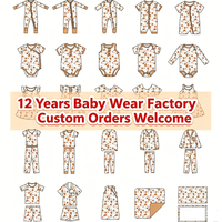 Ensemble 3 pièces nouveau-né 0-3 mois : Barboteuses à manches longues en coton peigné, body, pantalon et bonnet – Tenue de ramper toutes saisons