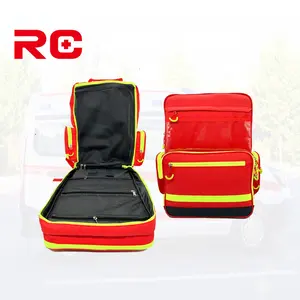 공장 맞춤형 응급 빨간색 응급 처치 키트 가방 외상 의료 구조 배낭 야외 의료 용품