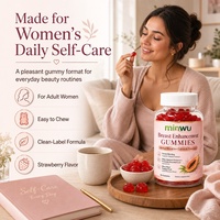 Gummies de bien-être féminin à base de Pueraria Mirifica, Chardon Marie, Dong Quai, Cohosh noir et Racine de Maca pour l'amélioration mammaire, naturelles pour adultes