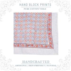 Pareo de Algodón Estampado a Mano Más Vendido para Mujer, Ligero, para Cubrir el Bikini, Ropa de Playa y Resort para Verano - Product Image 3