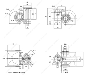 OE 334 Nautilus corno GJZ164 auto 12V camion 24V con motore elettrico <span class=keywords><strong>macchina</strong></span> corno compatto Twin Tone - Product Image 2