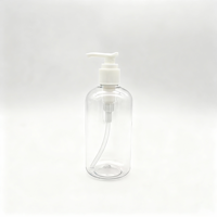 Bouteilles en plastique PET personnalisées de 250 ml avec pompe pulvérisatrice de 24 mm et décalcomanie pour emballage de savon liquide et shampoing – Vente en gros