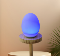 Neues Produkt Niedliches Ei-Silikon-LED-Nachtlicht für Babys