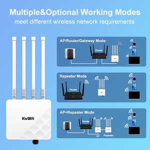 Hot KuWFi APH3000 <span class=keywords><strong>WIFI</strong></span> 6 11AX 3000Mbps repetidor con puerto SFP + soporte Gigabit Ethernet Puerto DC 360 ° punto de acceso exterior - Product Image 6
