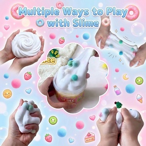 Kit de slime au beurre non toxique approuvé ASTM pour enfants, jouet de slime DIY avec argile colorée, jouet sensoriel, fabricant de slime OEM ODM - Product Image 4